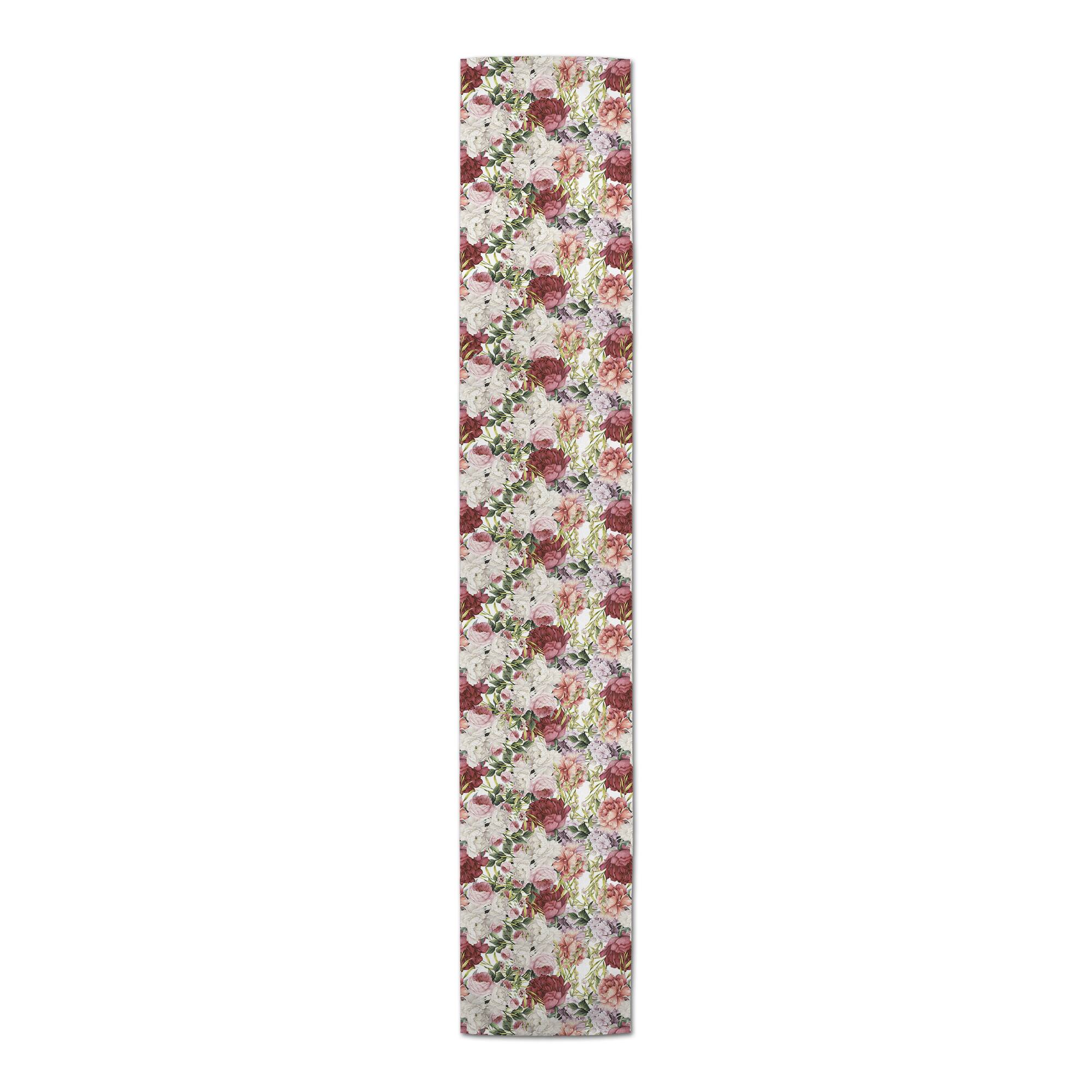 Traditional Florals Outdoor Table Runner